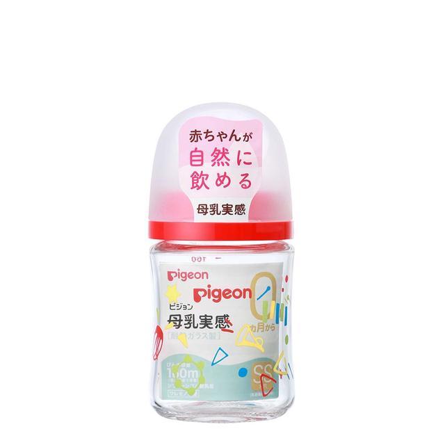 ピジョン 母乳実感 耐熱ガラス製（ミュージック） 0ヵ月〜 １６０ｍｌ