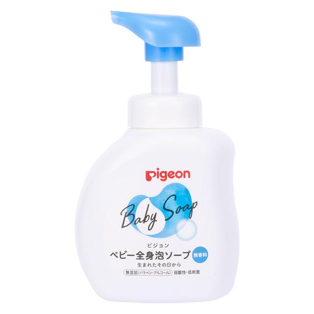 Pigeon baby whole body foam soap no fragrance 500ml