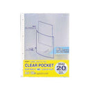 Clear pocket A4 30 holes
