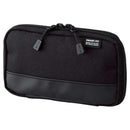 Compact pen case water repellent black