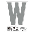 A6 memo pad plain