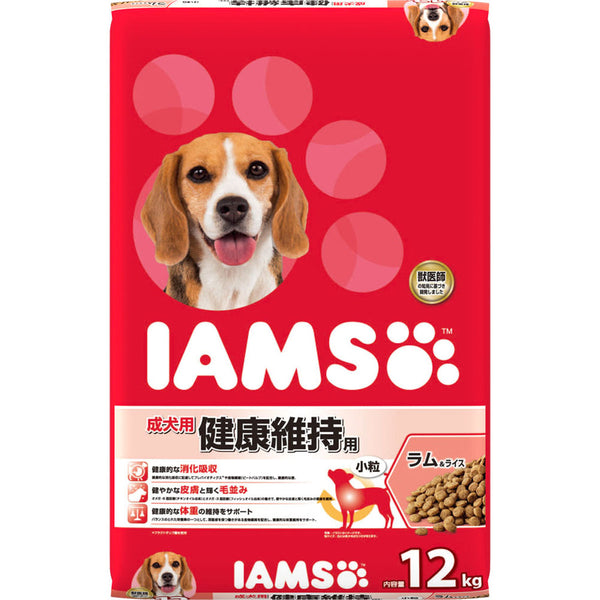 アイムス 成犬用 健康維持用 ラム＆ライス 小粒 12kg