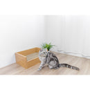 HappyDays キャットベッド 本体 つめみがき付き メーカー直送▼返品・キャンセル不可【他商品との同時購入不可】