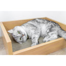 HappyDays キャットベッド 本体 つめみがき付き メーカー直送▼返品・キャンセル不可【他商品との同時購入不可】