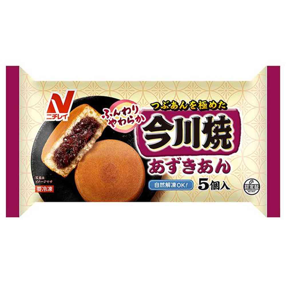 ☆今川焼☆ ◇ニチレイ 今川焼き（あずき）5個入×12袋【直送品・クール便】 返品