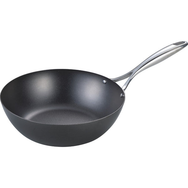 窒化加工 鉄深型フライパン（26cm） メーカー直送 ▼返品・キャンセル不可【他商品との同時購入不可】