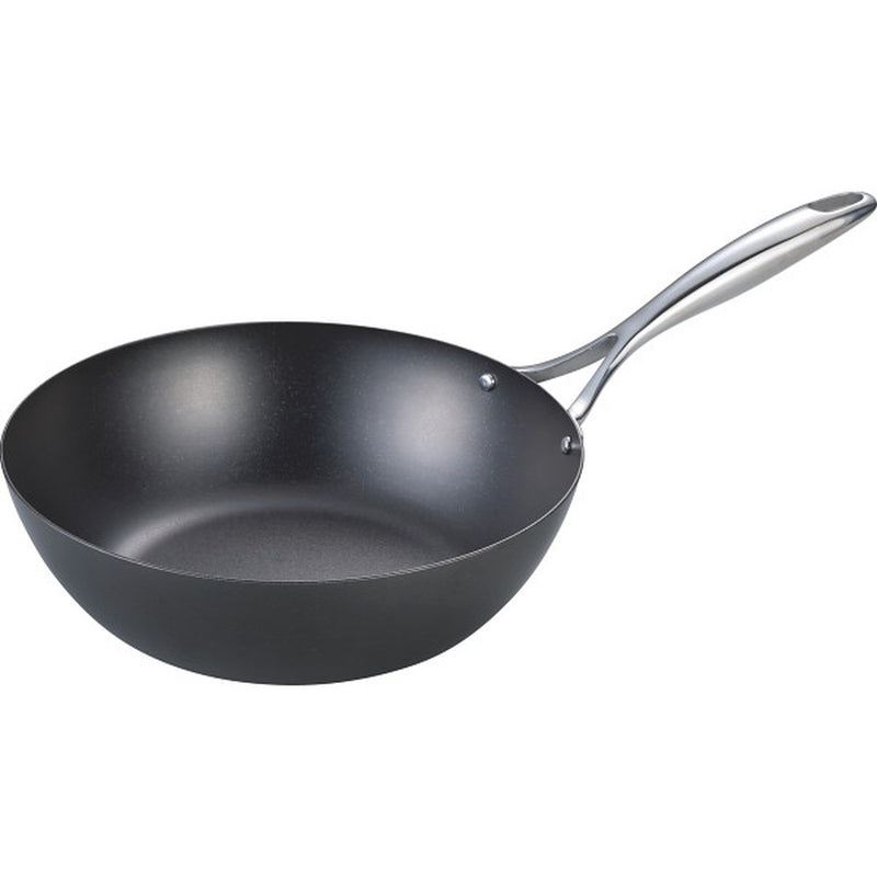 窒化加工 鉄深型フライパン（26cm） メーカー直送 ▼返品・キャンセル不可【他商品との同時購入不可】