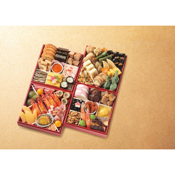 ◆【おせち限定】京菜味のむら「雅」四段重◇ メーカー直送 ▼返品・キャンセル不可【他商品との同時購入不可】