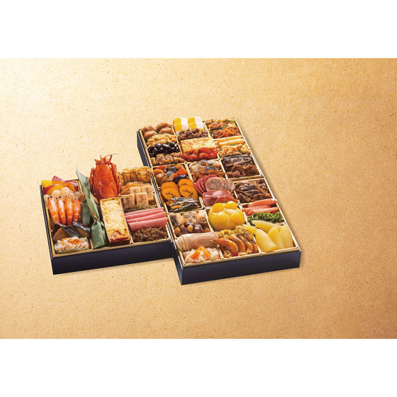 ◆【おせち限定】博多久松 和洋折衷本格料亭おせち 「博多」三段重◇ メーカー直送 ▼返品・キャンセル不可【他商品との同時購入不可】