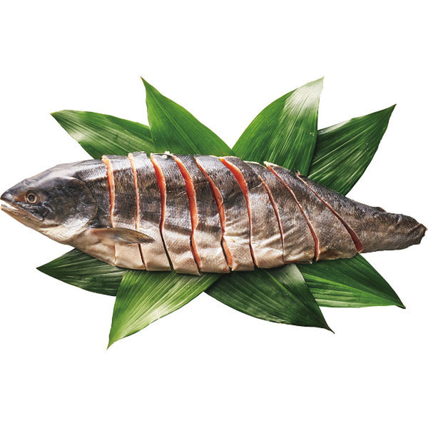 ◆【お歳暮限定】佐藤水産 北海道産 銀毛新巻鮭姿切身（半身）◇メーカー直送 ▼返品・キャンセル不可【他商品との同時購入不可】