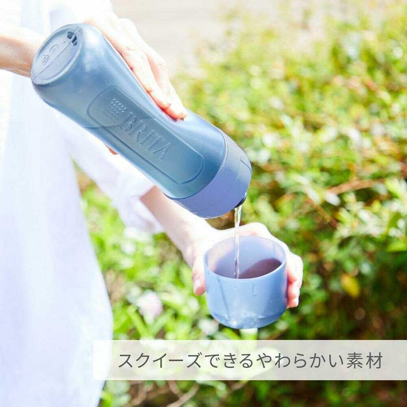 BRITA ブリタ ボトル型浄水器アクティブ ダークブルー 0.6L