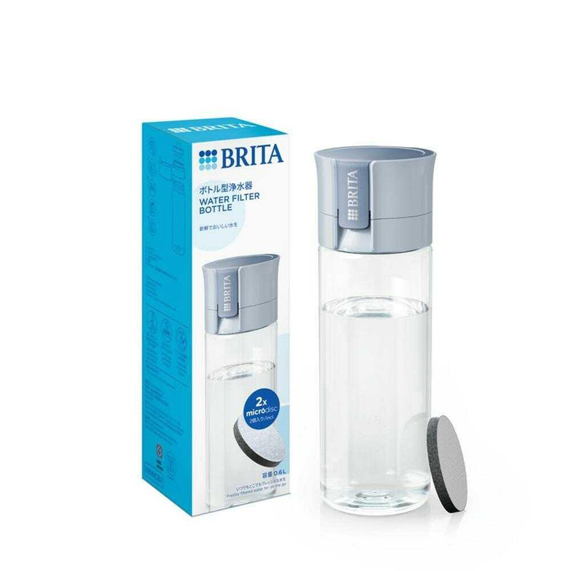 BRITA ブリタ ボトル型浄水器 ライトブルー 本体＋カートリッジ２個