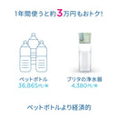 BRITA ブリタ ボトル型浄水器 モーヴローズ 本体＋カートリッジ２個
