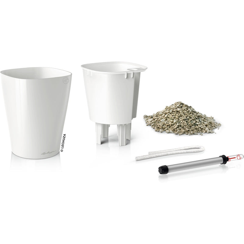 Lechuza 底面給水プランター デルティーニ 土容量1.2L メーカー直送 ▼返品・キャンセル不可【他商品との同時購入不可】