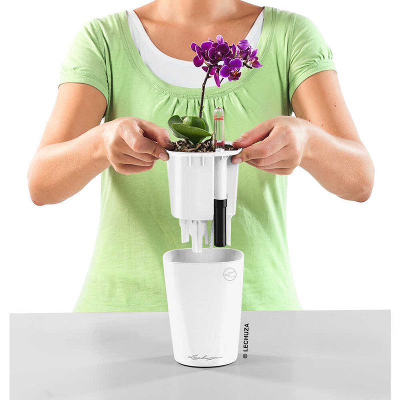 Lechuza 底面給水プランター デルティーニ 土容量1.2L メーカー直送 ▼返品・キャンセル不可【他商品との同時購入不可】