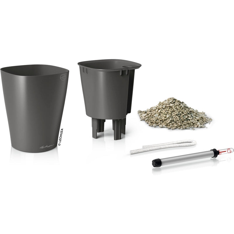 Lechuza 底面給水プランター デルティーニ 土容量1.2L メーカー直送 ▼返品・キャンセル不可【他商品との同時購入不可】