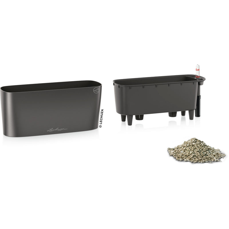 Lechuza 底面給水プランター デルタ20 土容量5L メーカー直送 ▼返品・キャンセル不可【他商品との同時購入不可】