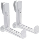 Lechuza フェンス取付用フック ホワイト 2個入り メーカー直送 ▼返品・キャンセル不可【他商品との同時購入不可】