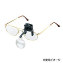 ラボ・クリップ 眼鏡にはさむクリップタイプの作業用ルーペ (7.0倍) 【直送品】 返品・キャンセル・他商品と同時購入は不可