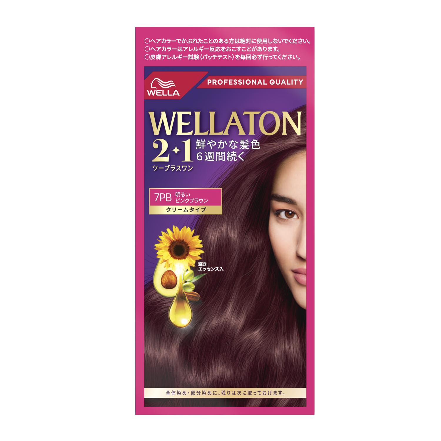 4056800250943 【24個入】 ウエラトーンツープラスワン クリームタイプ 7PB 120g【キャンセル不可】 医薬部外品】ウエラトーン2＋1 クリーム 7PB 明るいピンクブラウン 60g