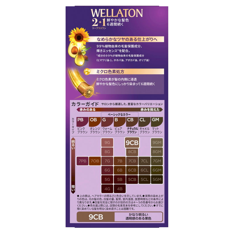 HFC Prestige Japan Wellatone 2+1 cream type 9CBA agent 60g B agent 60g essence 7.3ml