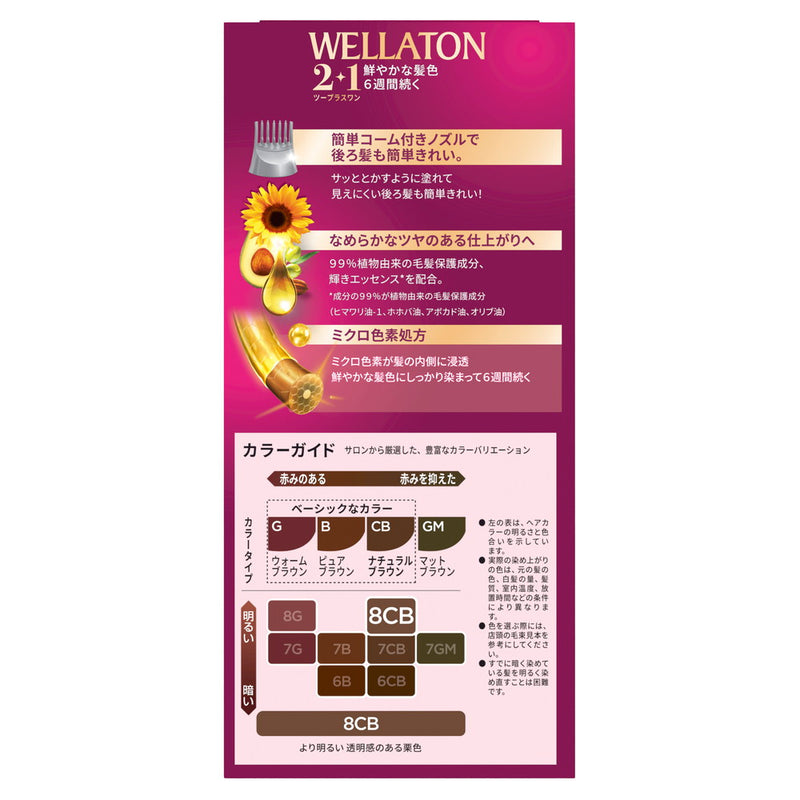 HFC Prestige 日本 Wellatone 2+1 乳白色 EX 8CBA 剂 60g B 剂 60ml 精华液 5.5ml