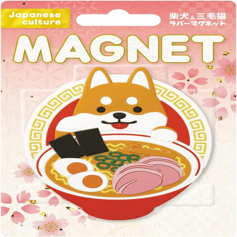 東洋ケース ジャパニーズカルチャーマグネット柴犬 ラーメン