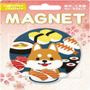 東洋ケース ジャパニーズカルチャーマグネット柴犬 お寿司 1個