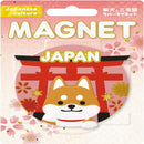 東洋ケース ジャパニーズカルチャーマグネット柴犬 鳥居 1個