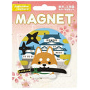 東洋ケース ジャパニーズカルチャーマグネット柴犬 お城 1個