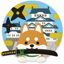 東洋ケース ジャパニーズカルチャーマグネット柴犬 お城 1個