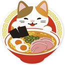 東洋ケース ジャパニーズカルチャーマグネット三毛猫 ラーメン 1個
