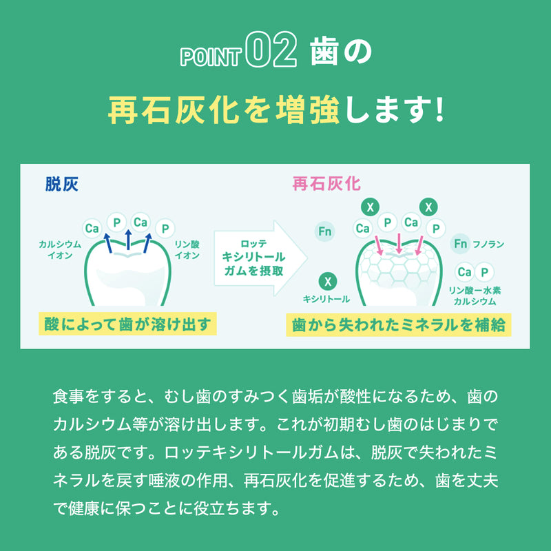 ◆ロッテ キシリトールガム ライムミント 14粒