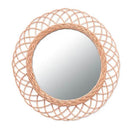 ウィッカーミラー L ナチュラル 11641 【直送品】 返品・キャンセル・他商品と同時購入は不可