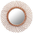 ウィッカーミラー L ブラウン 11643 【直送品】 返品・キャンセル・他商品と同時購入は不可