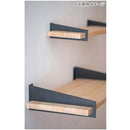 63551 ブラケットL 2個セット ブラック 【直送品】 返品・キャンセル・他商品と同時購入は不可