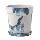 アーバンプランツポット マーブル ミルク/ブルーベリー 【直送品】 返品・キャンセル・他商品と同時購入は不可