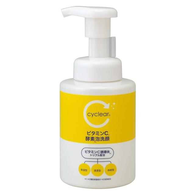 熊野油脂 cyclear ビタミンC 酵素泡洗顔300ml