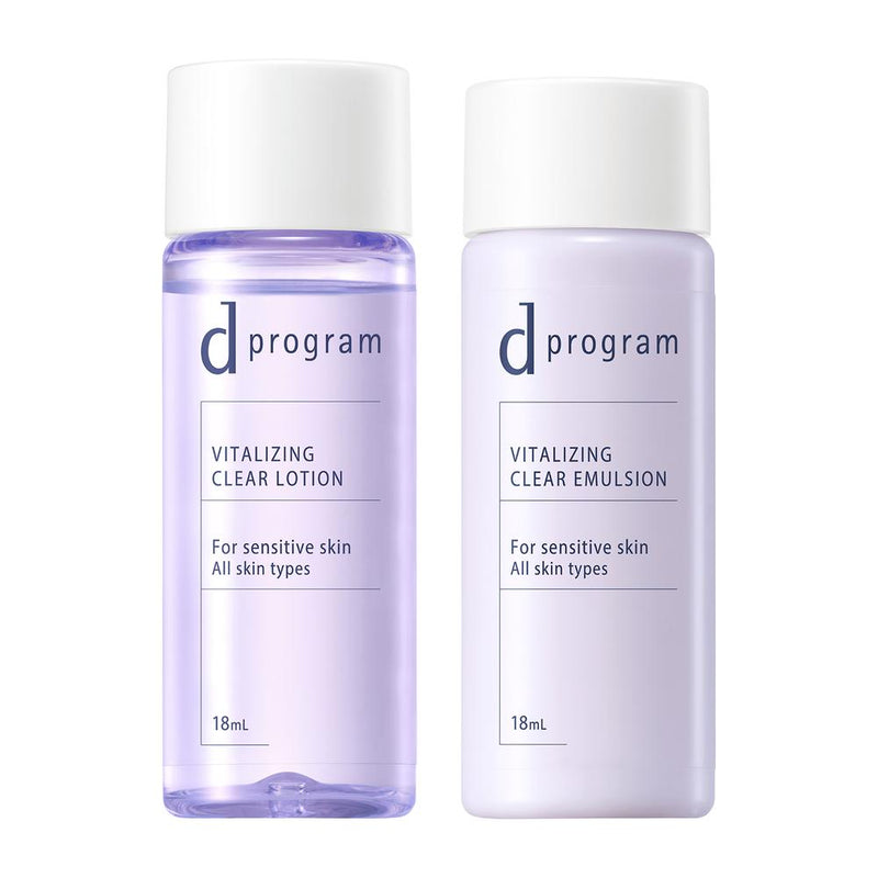 資生堂 d プログラム バイタライジング＆クリア セット EX 18ml+18ml