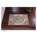 ケルムスコットツリー マット 約68×123cm  I アイボリー 【直送品】 返品・キャンセル・他商品と同時購入は不可