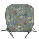 ダイニングシートクッション  45×43cm LN1742 B ブルー 【直送品】 返品・キャンセル・他商品と同時購入は不可