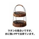 ちどり産業 ラタンPPバスケット ブラウン