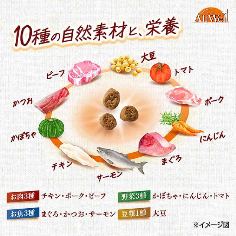 ユニ・チャーム AllWell 10種避妊去勢 サーモン＆ツナ 1.2kg
