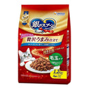 ユニ・チャーム 銀のスプーン 贅沢うまみ仕立て 毛玉ケア まぐろ・かつお・煮干し・白身魚・しらす味 1.2kg