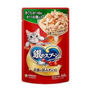 ユニ・チャーム 銀のスプーンパウチ まぐろ・かつおにかつお節入り 60g