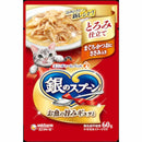 Unicharm silver spoon pouch thick tailoring tuna and bonito with scissors 60g