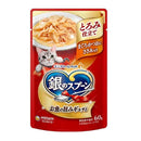 ユニチャーム 銀のスプーンパウチ とろみ仕立て まぐろ・かつおにささみ入り 60g