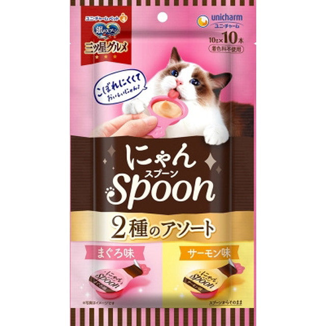 3 星美食 Nyan Spoon 金枪鱼和鲑鱼 10 克 x 10
