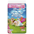 ユニ・チャーム マナーウェア 女の子用 SSS ピンクリボン・青リボン 18枚