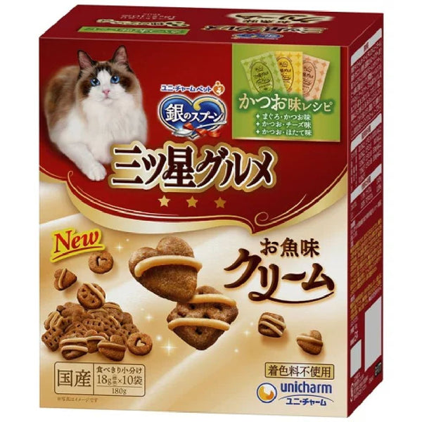 銀のスプーン三ツ星グルメお魚味クリームかつお味レシピ3種のアソート 180g